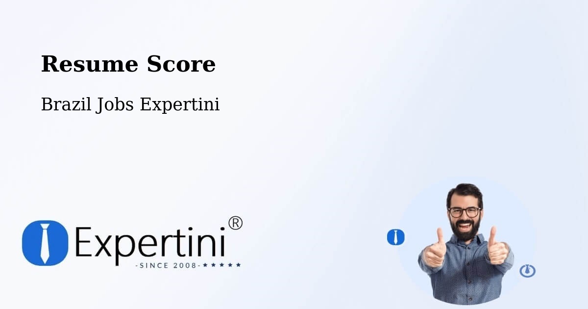 Resume Score & Job Description Match Tool – Rubiácea - Brazil Jobs Expertini